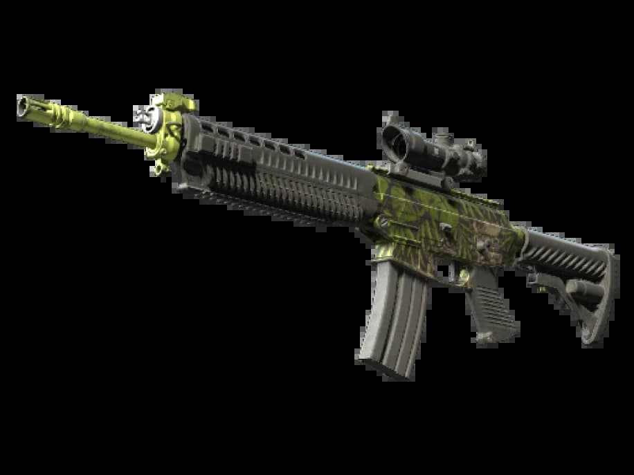 Сувенирный SG 553 | Заросшие руины (После полевых испытаний)