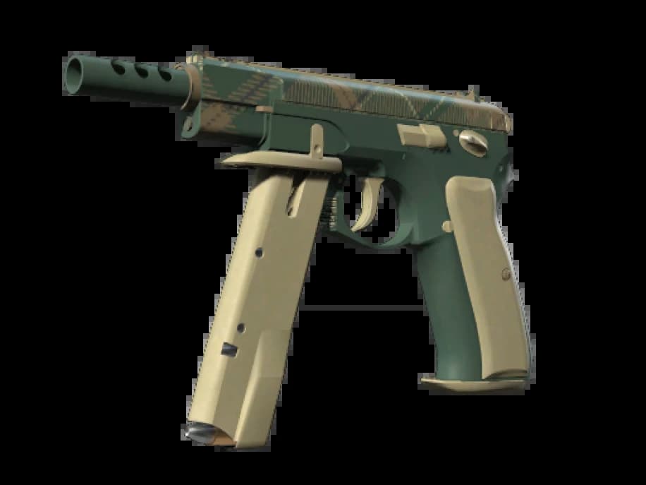 CZ75-Auto | Зеленая клетка (Прямо с завода)