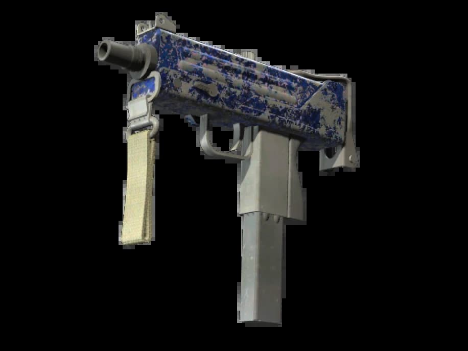 StatTrak™ MAC-10 | Лазурный хищник (Закалённое в боях)