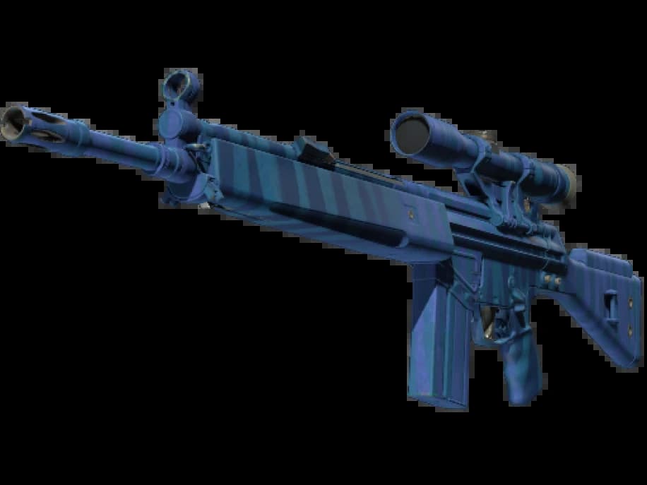 StatTrak™ G3SG1 | Лазурная зебра (Немного поношенное)
