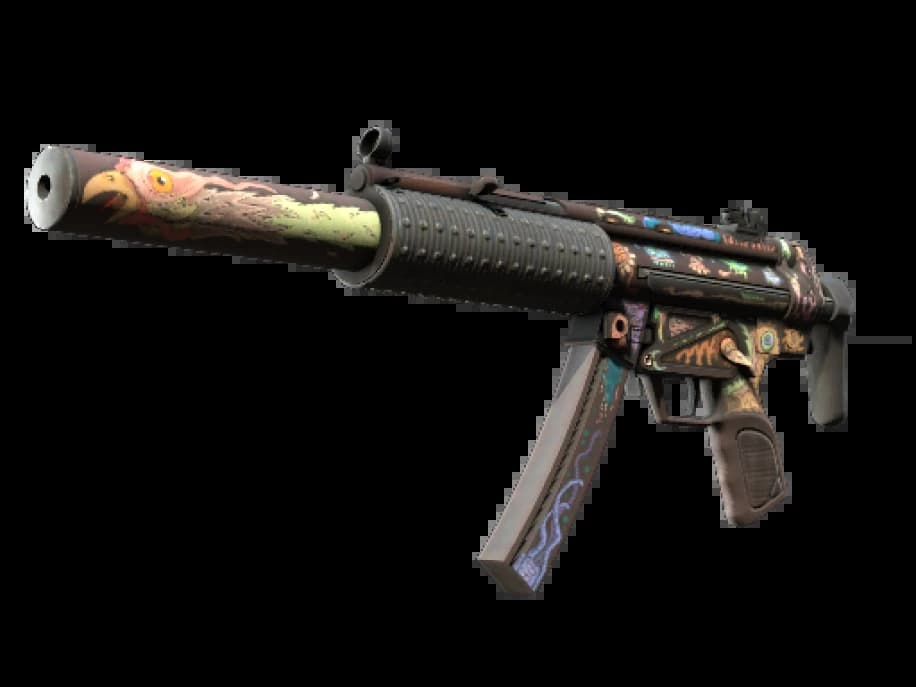 MP5-SD | Юный некромант (Поношенное)