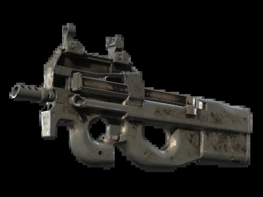 Сувенирный P90 | Сажа (Закалённое в боях)