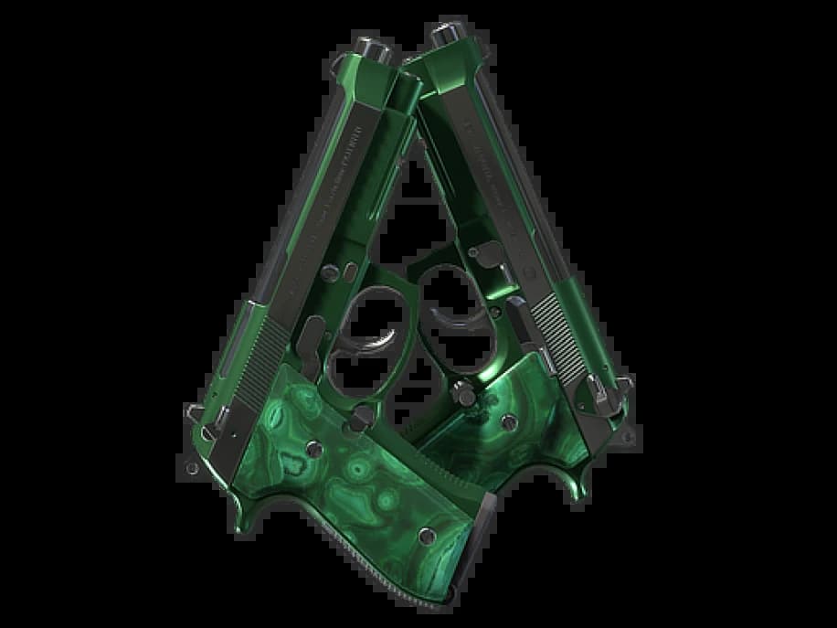 Dual Berettas | Polished Malachite (Прямо с завода)