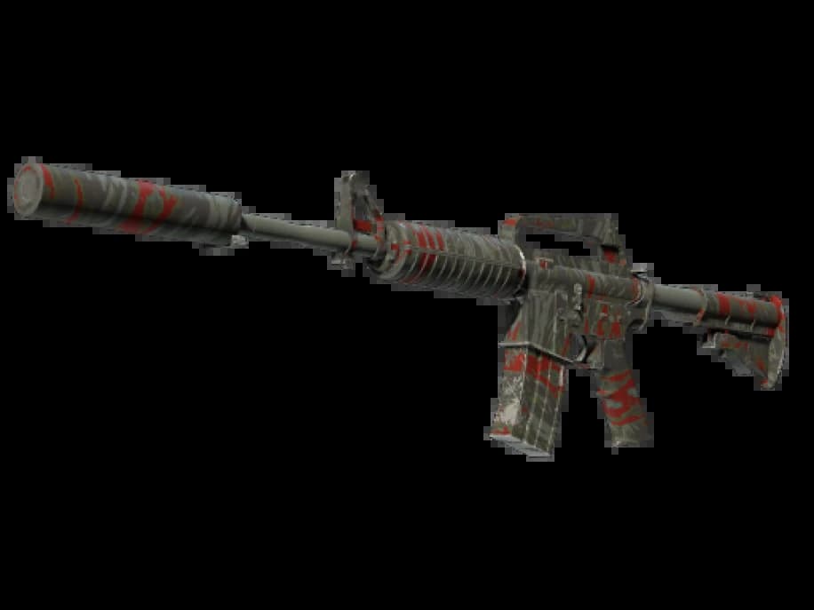 StatTrak™ M4A1-S | Кровавый тигр (После полевых испытаний)