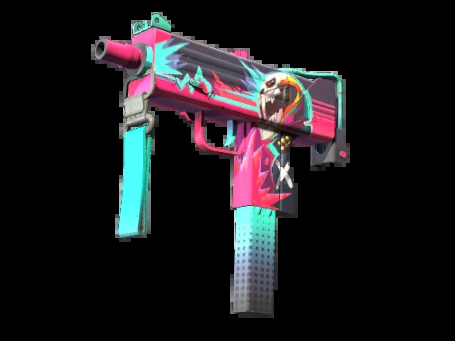 StatTrak™ MAC-10 | Неоновый гонщик (После полевых испытаний)