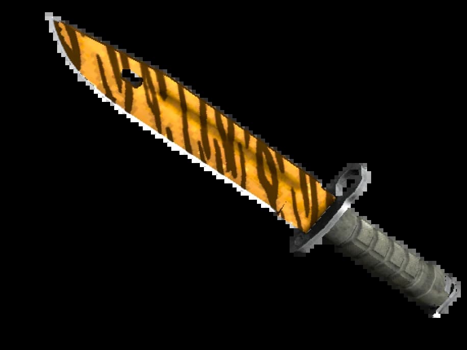 ★ StatTrak™ Штык-нож | Зуб тигра (Немного поношенное)