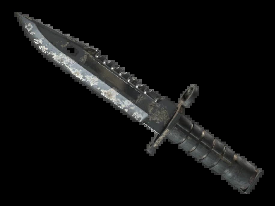 ★ StatTrak™ Штык-нож M9 | Сажа (Закалённое в боях)