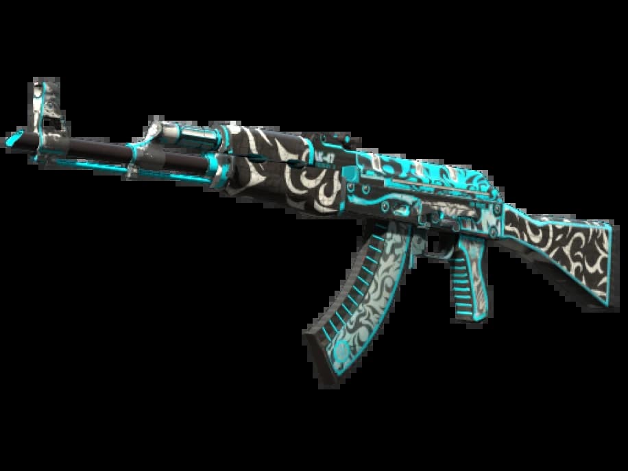 StatTrak™ AK-47 | Снежный вихрь (После полевых испытаний)