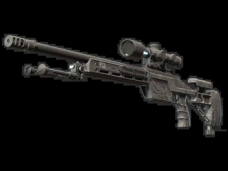 SSG 08 | Grey Smoke (Закалённое в боях)
