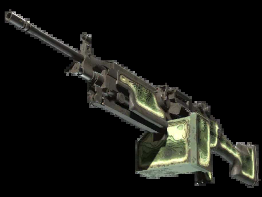 StatTrak™ M249 | Глубокий рельеф (Закалённое в боях)