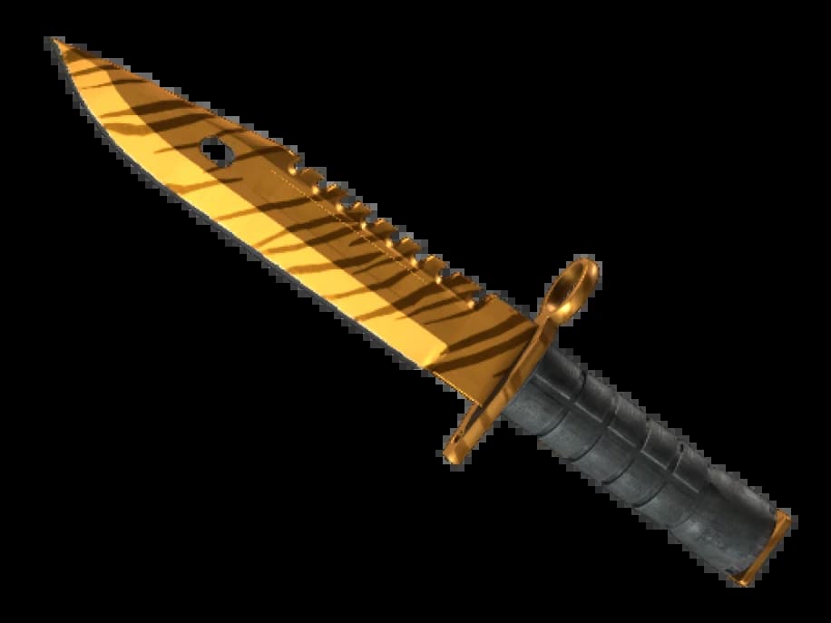 ★ StatTrak™ Штык-нож M9 | Зуб тигра (Прямо с завода)