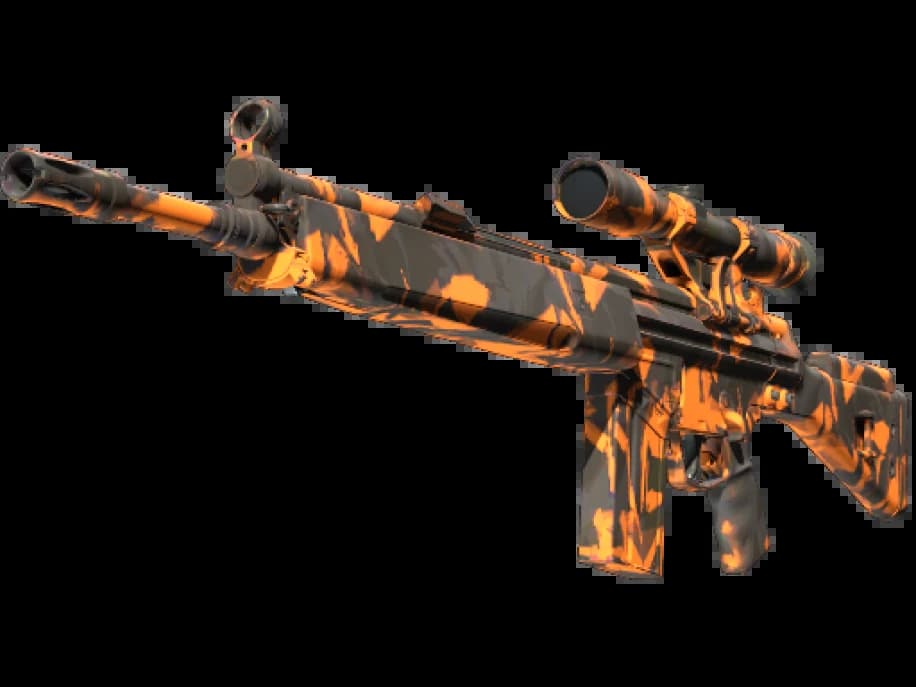 StatTrak™ G3SG1 | Оранжевые осколки (Прямо с завода)
