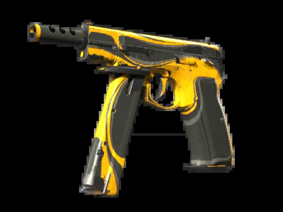 StatTrak™ CZ75-Auto | Желтый жакет (Закалённое в боях)