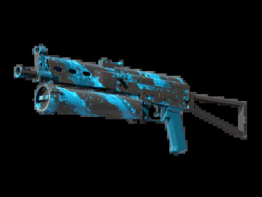 StatTrak™ ПП-19 «Бизон» | Синяя струя (Немного поношенное)