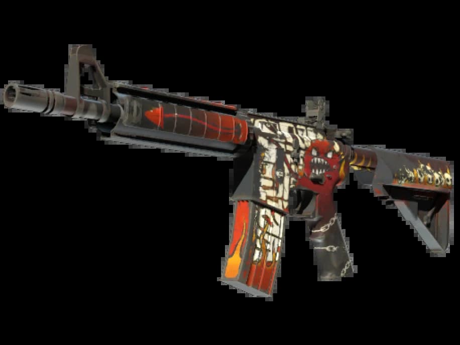 StatTrak™ M4A4 | Адское пламя (После полевых испытаний)