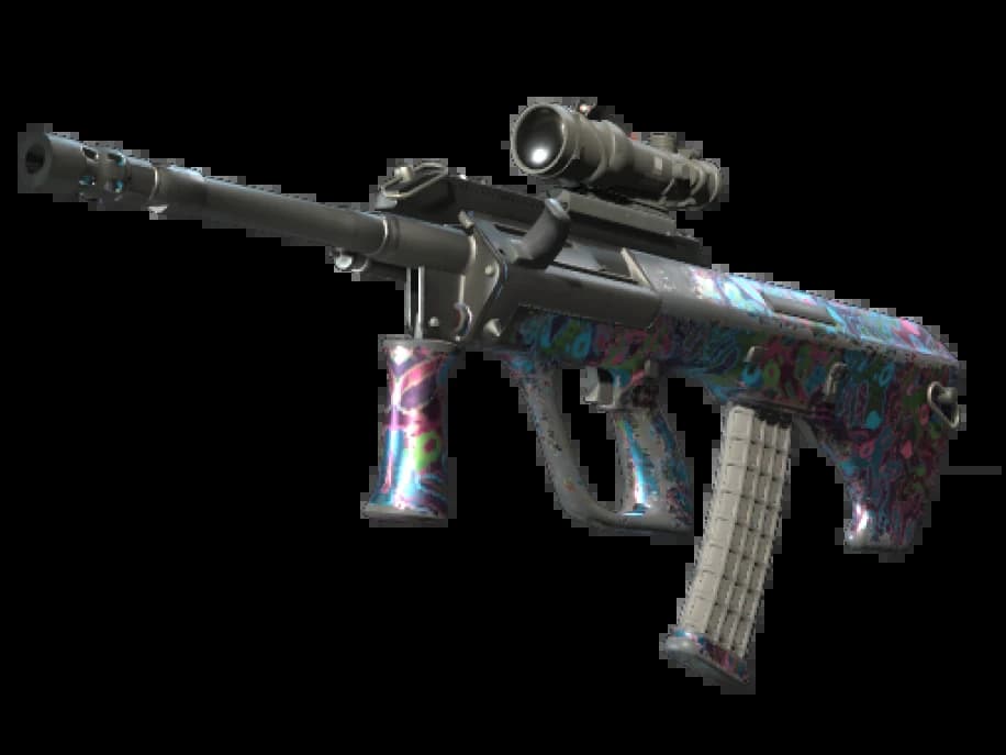 StatTrak™ AUG | Смертоносные пёсики (Поношенное)