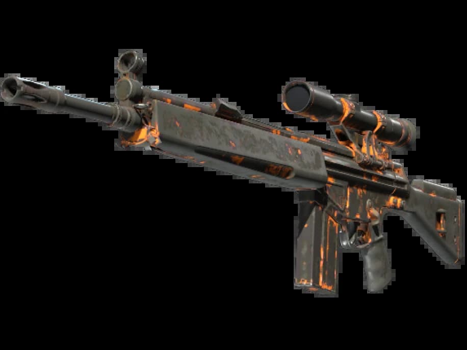 StatTrak™ G3SG1 | Оранжевые осколки (Закалённое в боях)