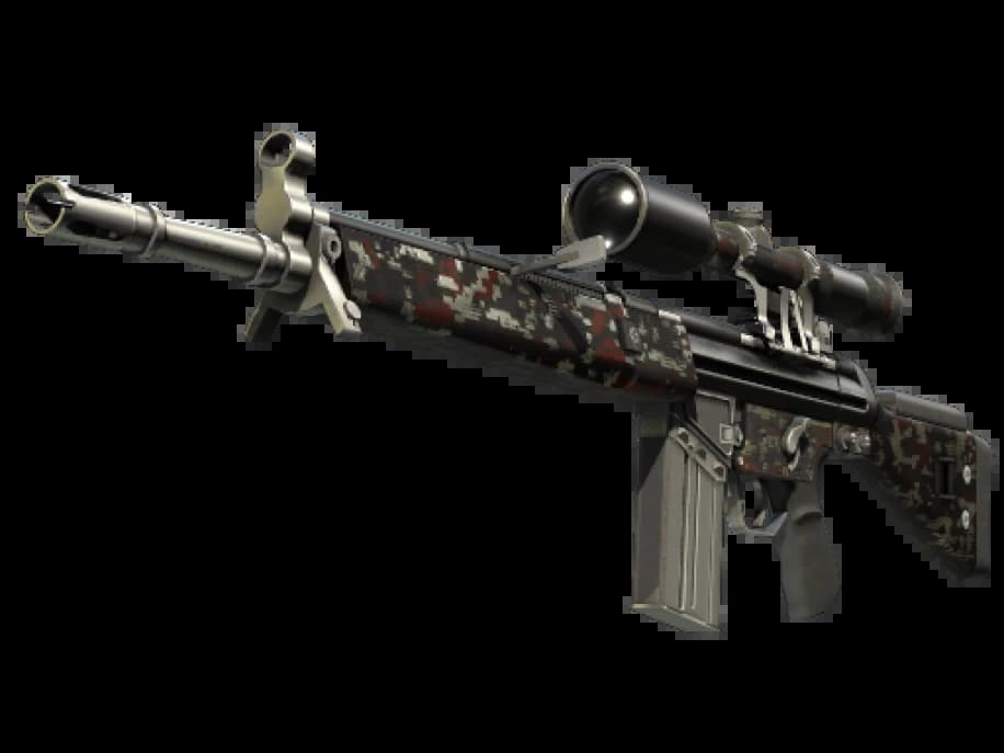 StatTrak™ G3SG1 | Цифровая сетка (Немного поношенное)