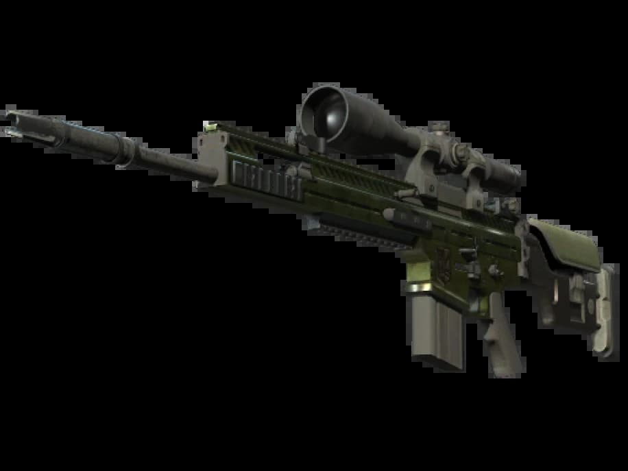 StatTrak™ SCAR-20 | Зелёный морпех (Закалённое в боях)