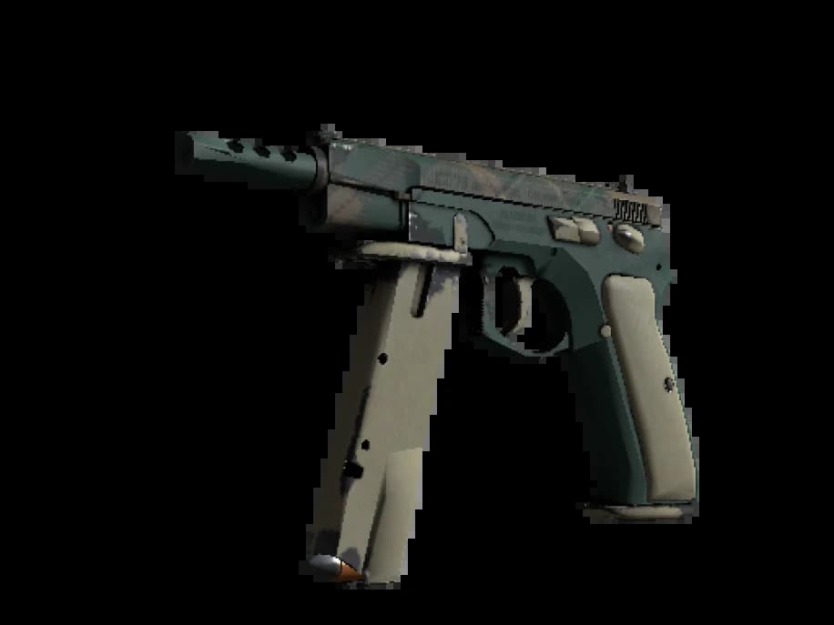 CZ75-Auto | Зеленая клетка (Поношенное)