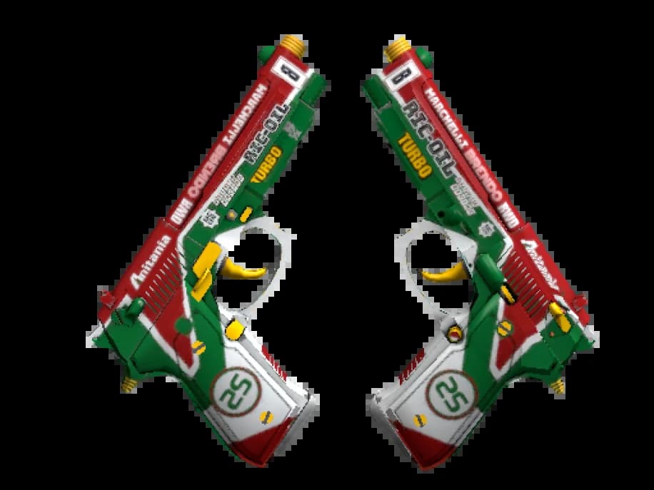 Сувенирный Dual Berettas | Турбодвойники (После полевых испытаний)