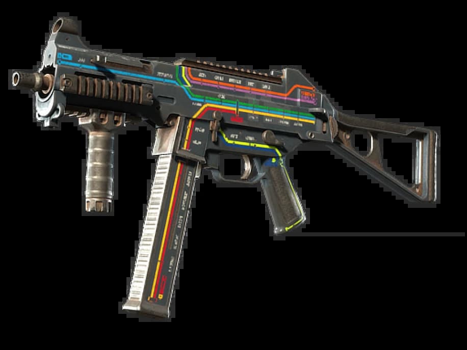 Сувенирный UMP-45 | Поздняя поездка (Закалённое в боях)