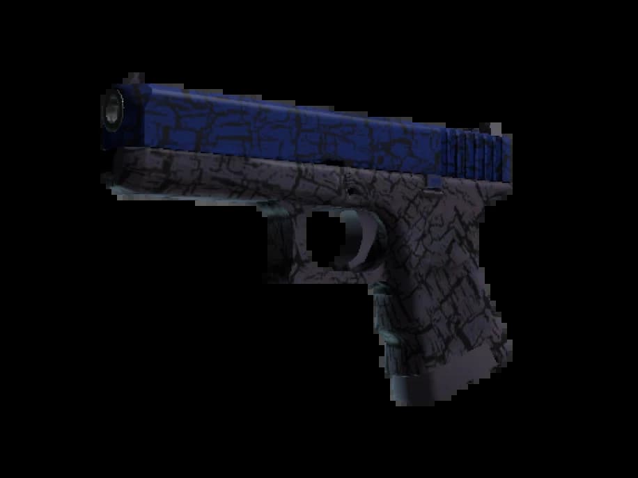 Glock-18 | Синяя трещина (Прямо с завода)