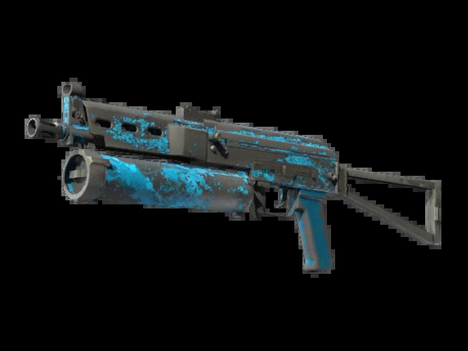 StatTrak™ ПП-19 «Бизон» | Синяя струя (Закалённое в боях)