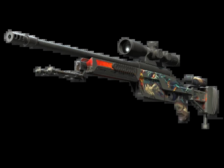 SSG 08 | Пламя дракона (Закалённое в боях)