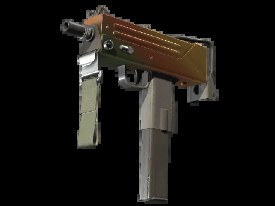 MAC-10 | Янтарный градиент (Поношенное)