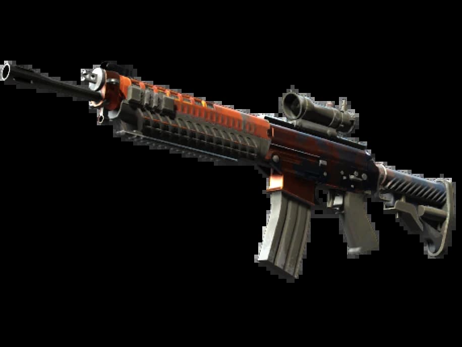 SG 553 | Близкая опасность (Поношенное)