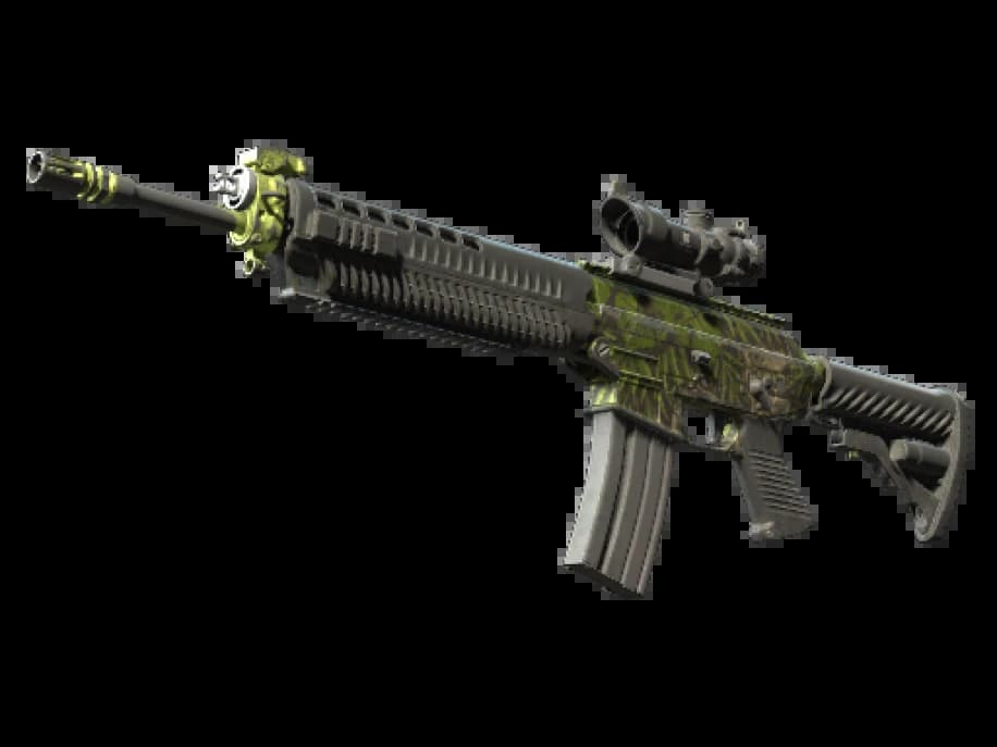 Сувенирный SG 553 | Заросшие руины (Закалённое в боях)