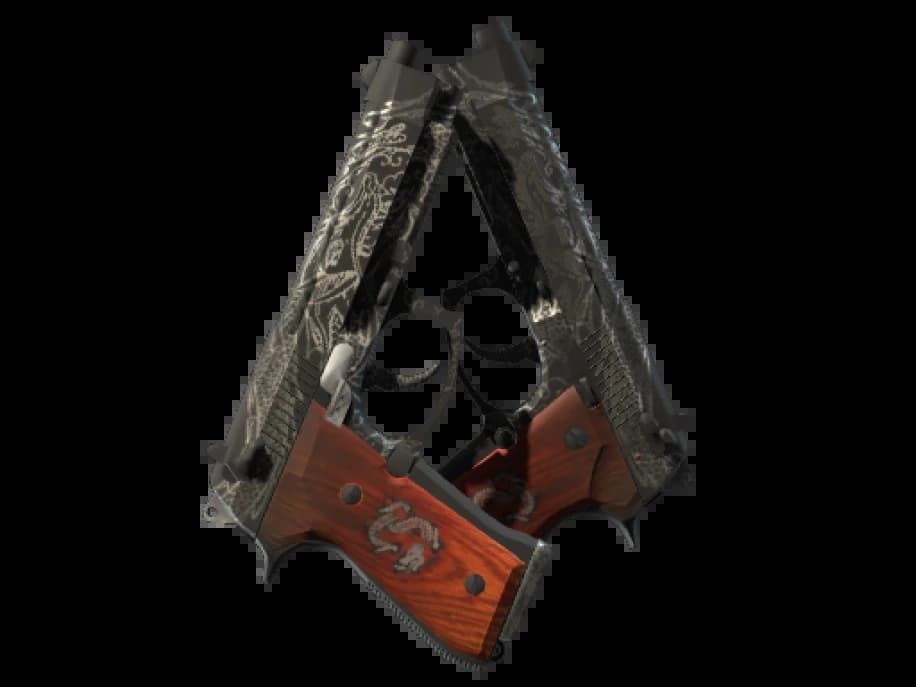 StatTrak™ Dual Berettas | Драконий дуэт (После полевых испытаний)