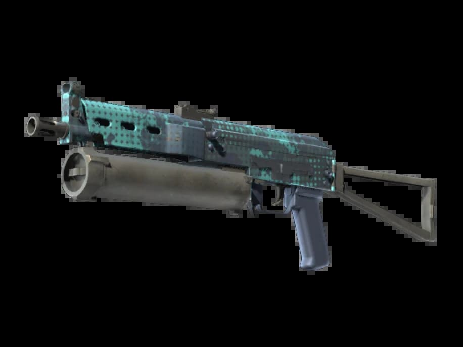 StatTrak™ ПП-19 «Бизон» | Синие полутона (Немного поношенное)