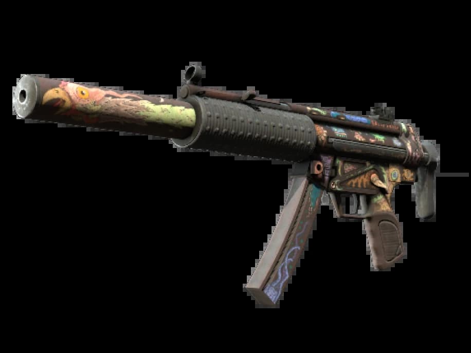 MP5-SD | Юный некромант (Закалённое в боях)