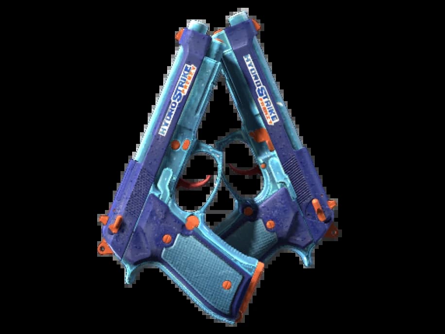 Dual Berettas | Гидрострелы (Прямо с завода)