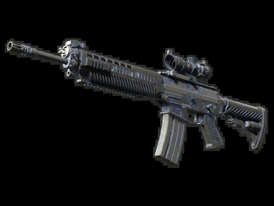 SG 553 | Night Camo (Закалённое в боях)