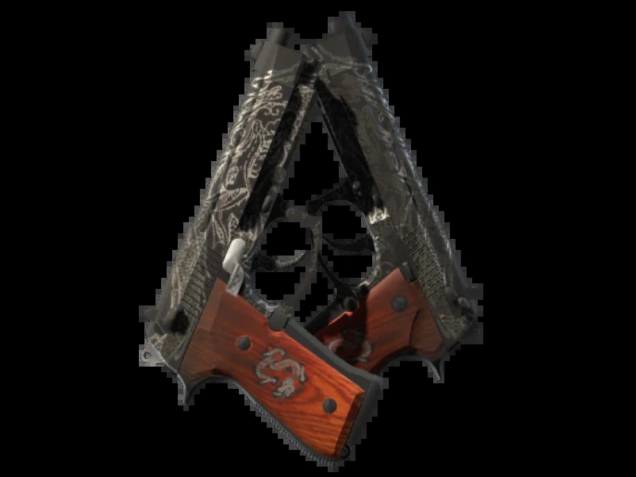 StatTrak™ Dual Berettas | Драконий дуэт (Прямо с завода)
