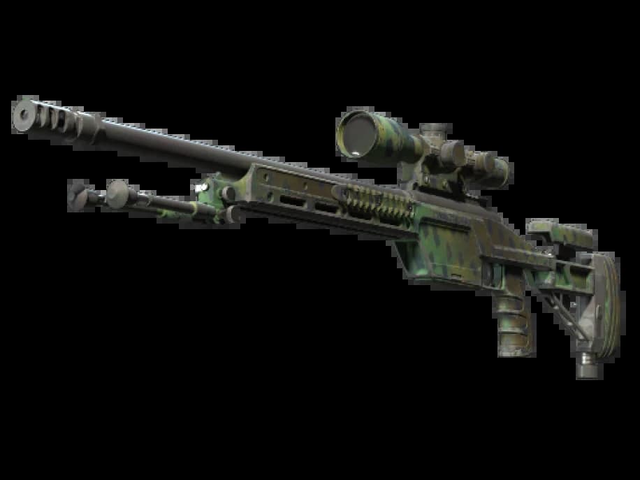 Сувенирный SSG 08 | Тропическая штриховка (Поношенное)