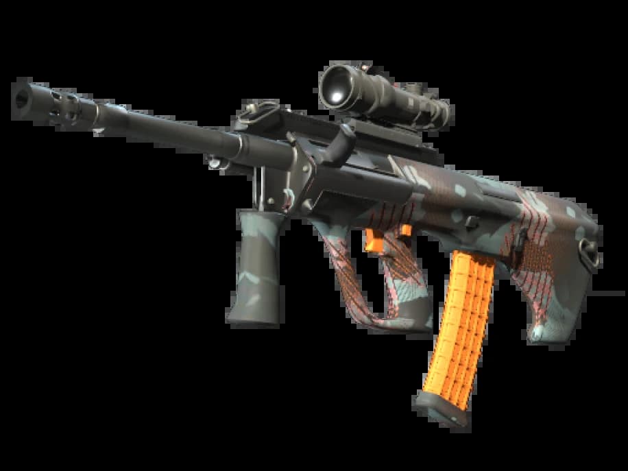 StatTrak™ AUG | Янтарный шквал (Немного поношенное)