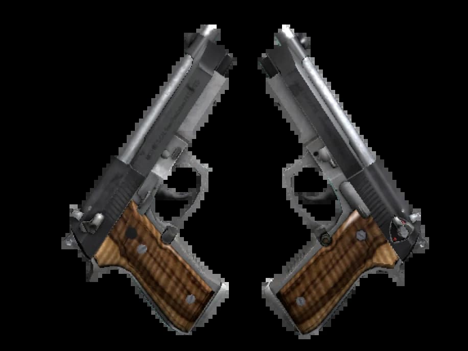 StatTrak™ Dual Berettas | Черная лимба (Прямо с завода)