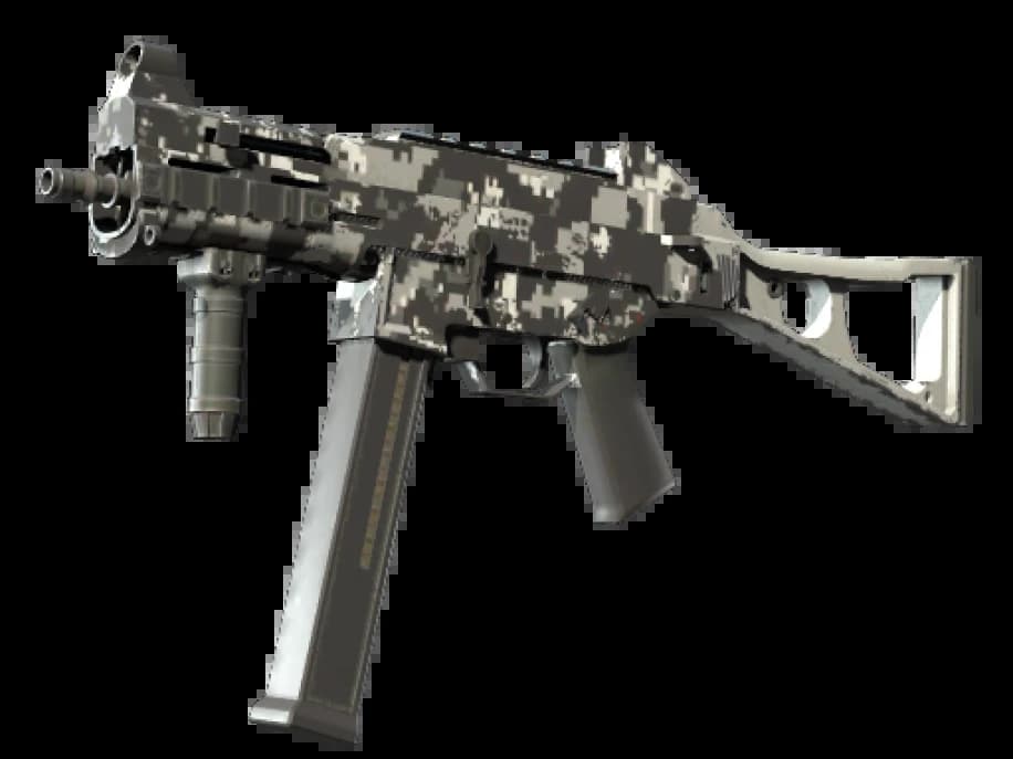Сувенирный UMP-45 | Пиксельный камуфляж «Город» (После полевых испытани?