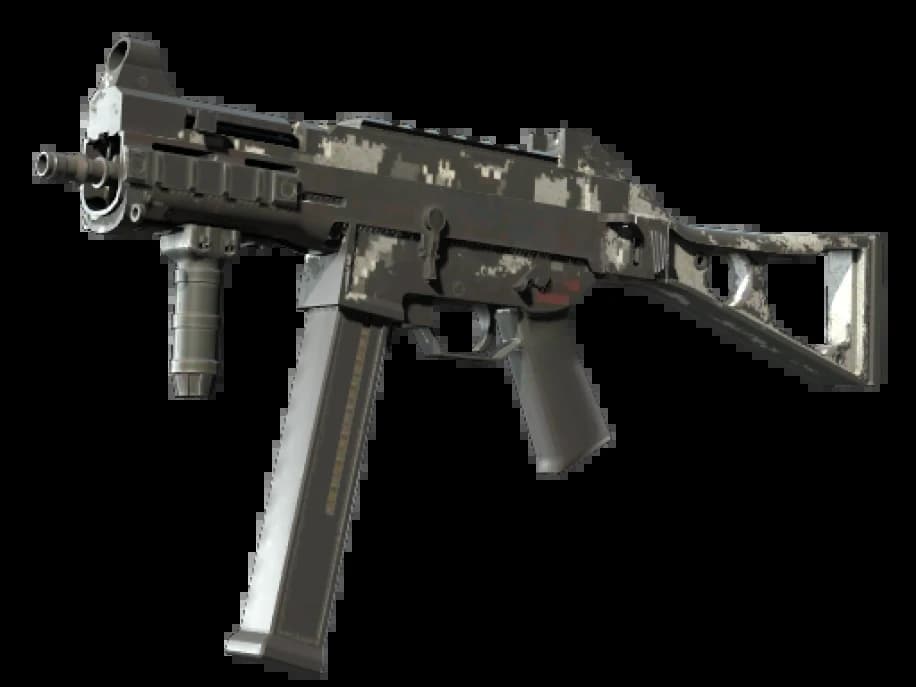 Сувенирный UMP-45 | Пиксельный камуфляж «Город» (Закалённое в боях)