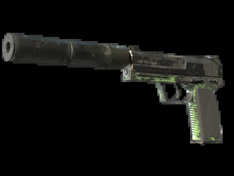 USP-S | Едва зелёный (Закалённое в боях)