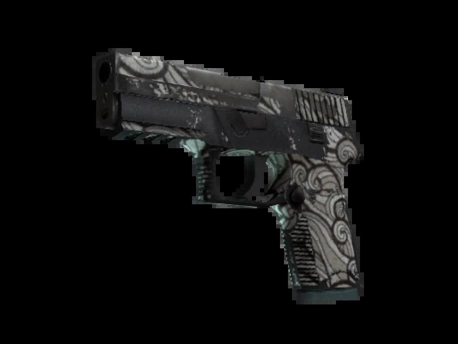 Сувенирный P250 | Пороховой дым (Закалённое в боях)