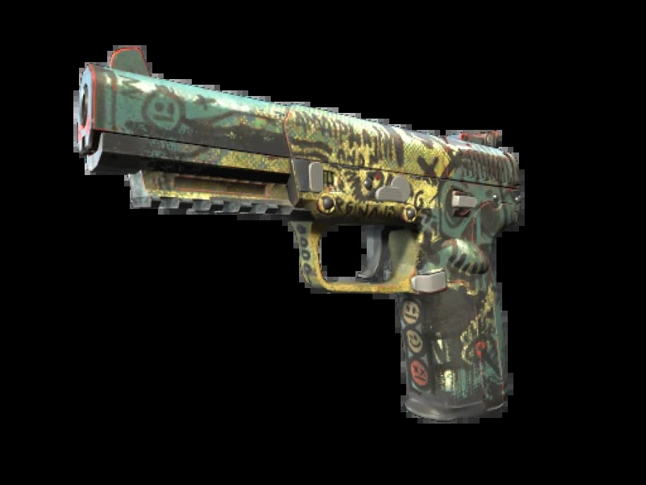 StatTrak™ Five-SeveN | Каракули (Закалённое в боях)