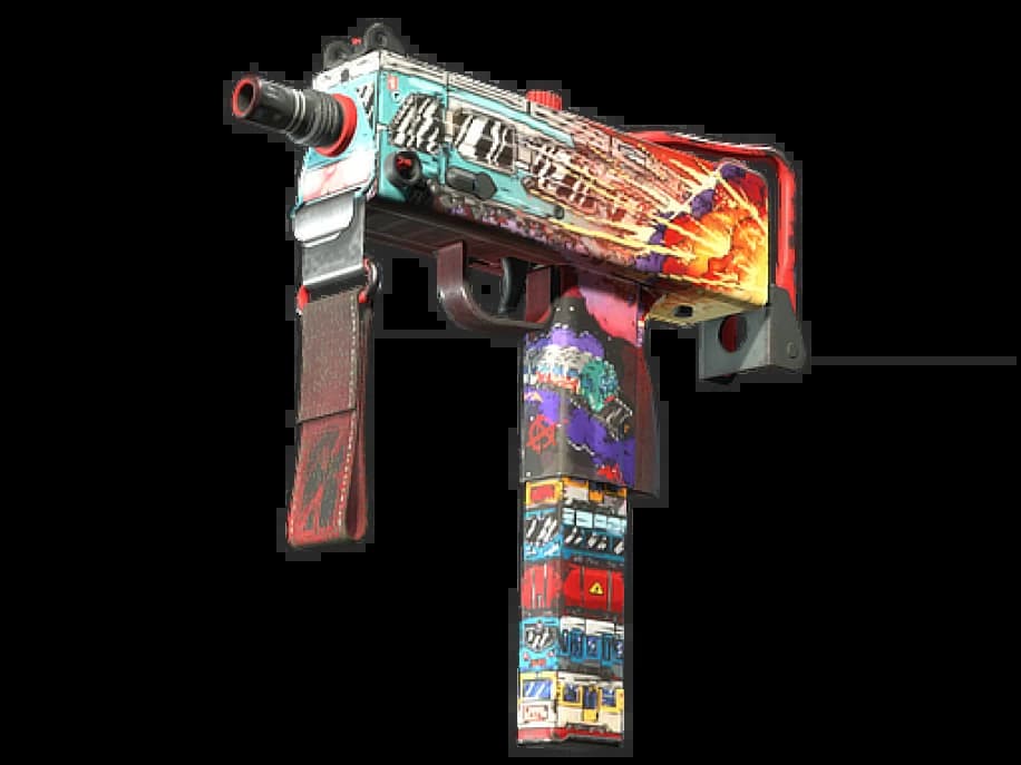 MAC-10 | Сход с рельсов (Поношенное)
