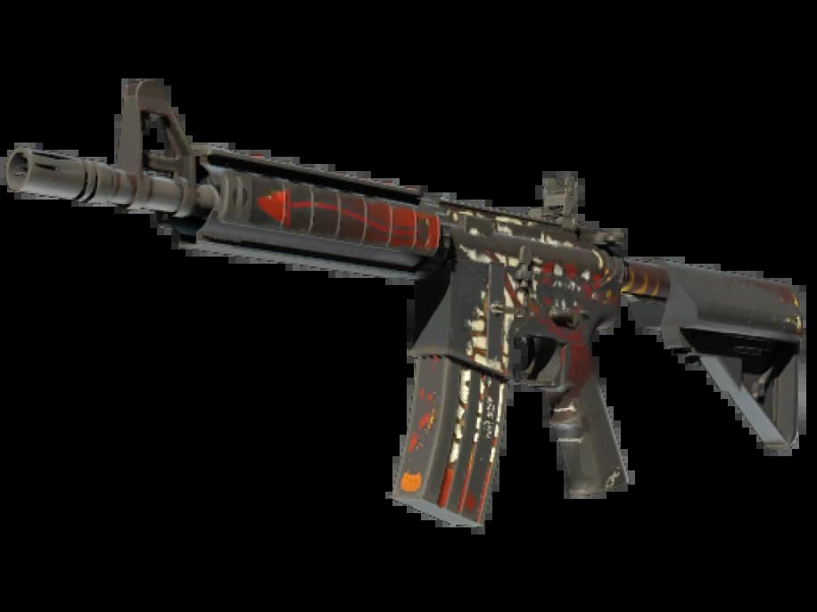 StatTrak™ M4A4 | Адское пламя (Закалённое в боях)