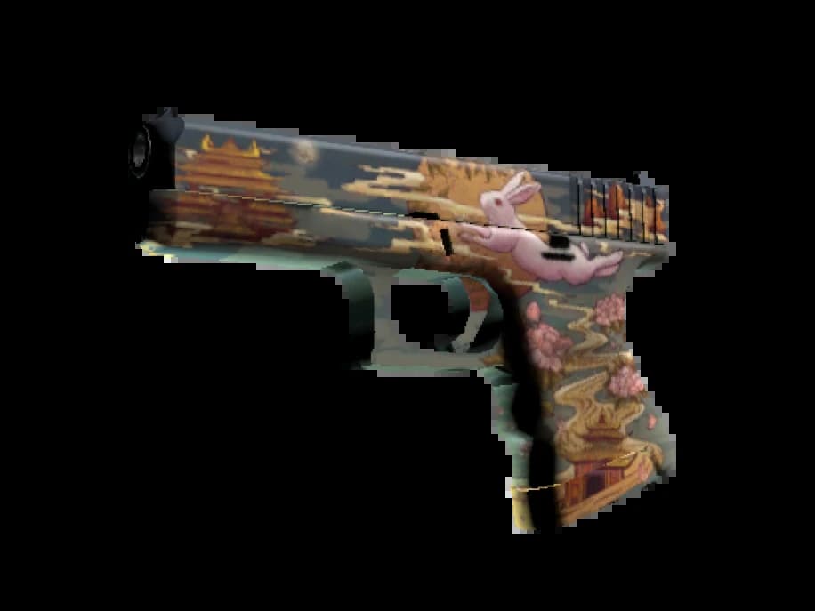 Glock-18 | Кролик в тени (Немного поношенное)