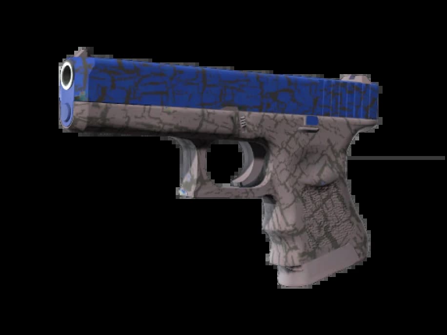 Glock-18 | Синяя трещина (Немного поношенное)